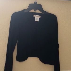 Black Dressbarn cartigon (lightly worn)